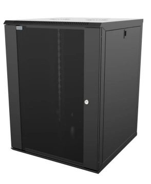Шафа MIRSAN 19", 16U, WTC, 565x600 мм, максимально 80 кг, чорна (MR.WTC16U60DE.01)