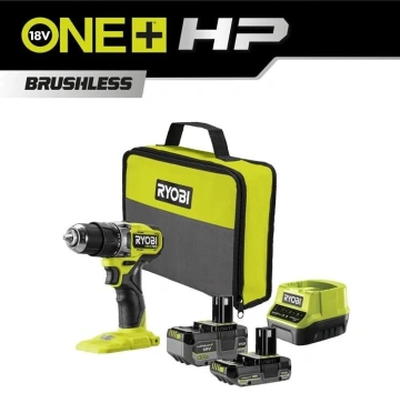 Шурупокрут-дриль акумуляторний Ryobi ONE+ HP RPD18C1-242S 18В 1х2А·год 1х4А·год ЗП 60Нм 450·1700об/хв 0.95кг сумка (5133006524)