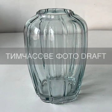 Ваза ARDESTO Aquamarine, 18.7х25см, скло, синій (AR3838)