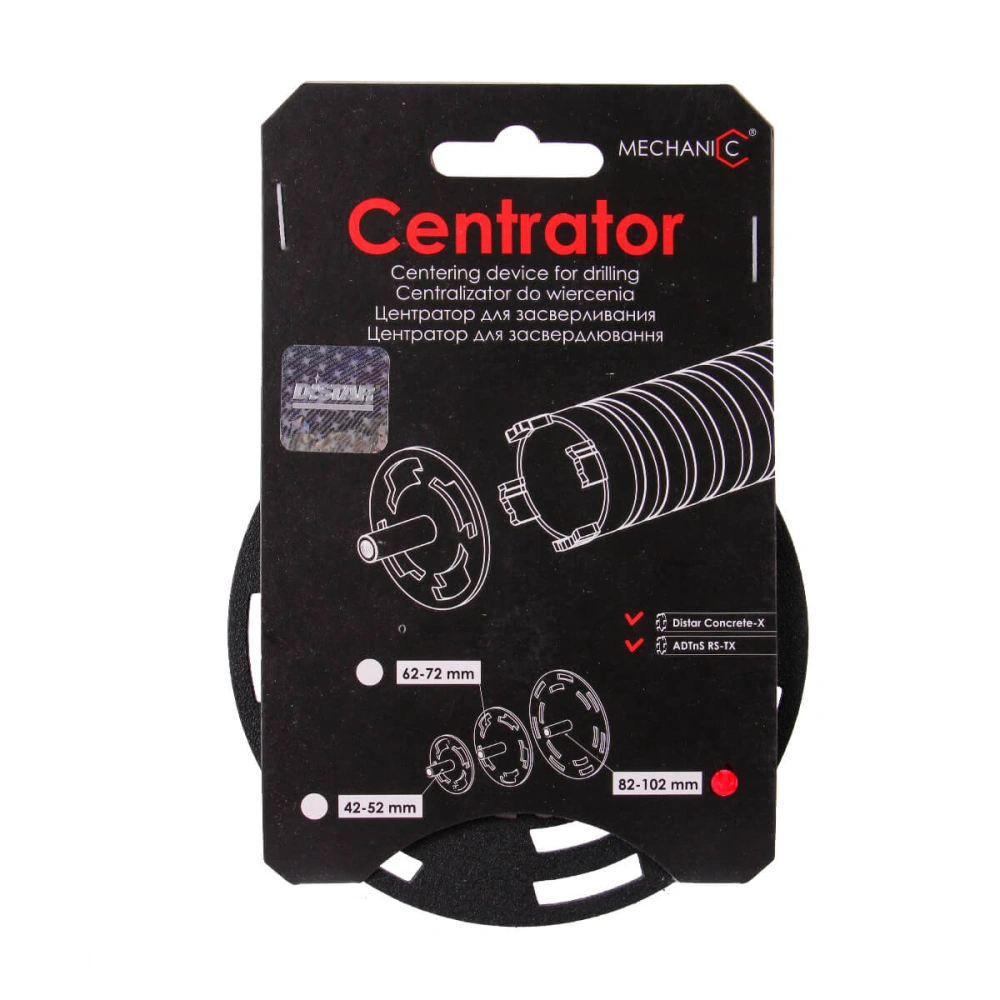 Центратор для засвердлювання CENTRATOR RS/RM-TX 82/102 (71419031029)