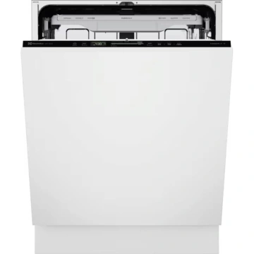 Посудомийна машина Electrolux вбудована, 14компл., А, 60см, дисплей, інвертор, 3й кошик, ComfortLift, чорний (E82LX520T)