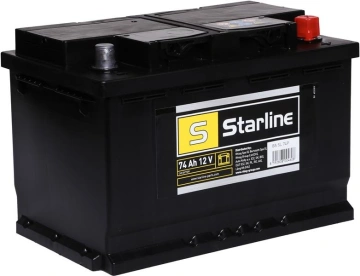 Акумулятор Starline 12В 74А·год 680A R+ (BA SL 74P) (BASL74P)