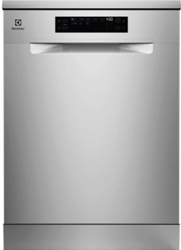 Посудомийна машина Electrolux, 14компл., С, 60см, дисплей, інвертор, 3й кошик, нерж (E62SC200SX)