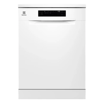 Посудомийна машина Electrolux, 14компл., D, 60см, дисплей, інвертор, 3й кошик, білий (E62SD200SW)