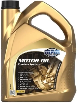 Олива моторна MPM Premium Synthetic 5W-40 5л (05005) (MPM05005)