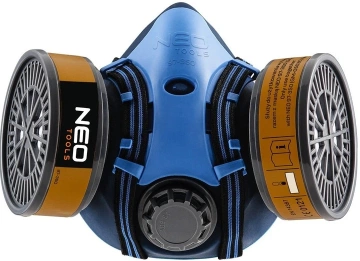 Маска захисна Neo Tools, силіконова, 2 поглинача A1 R (97-352)