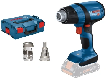 Фен будівельний акумуляторний Bosch Professional GHG 18V-50 18В 300/500°C 175л/хв L-BOXX 0.59кг без АКБ та ЗП (0.601.2A6.501)