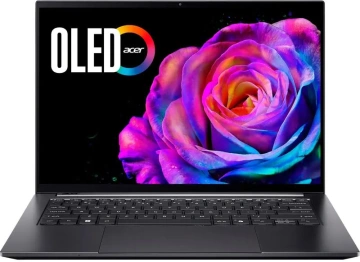 Ноутбук Acer Swift X 14 SFX14-61G 14.5" 2.8K OLED Touch, AMD R7-350, 16GB, F1TB, NVD5060-8, Win11, сірий (NX.JA8EU.003)