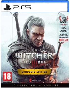 Гра консольна PS5 The Witcher 3: Wild Hunt Complete Edition + 10th Anniversary Steelbook, BD диск (5908305250463)
