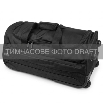 Сумка дорожня на колесах 2E, Axis, мала, поліестер, 55л, 2 колеса, чорний (2E-WTBPA-S-BK)