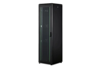 Шафа DIGITUS 19", 42U, Network Unique, перфоровані двері, 600x600 мм, 1200кг максимально, чорна (DN-1942U-6/6-PD-BL)