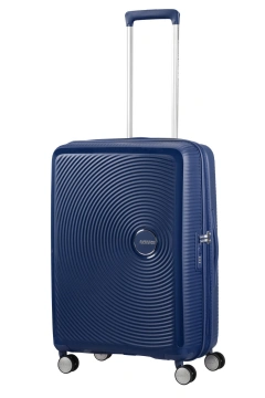 Валіза American Tourister, Soundbox, поліпропілен, середня, 67см, 71.5/81л, TSA, 4 колеса, EXP, темно-синій (32G*41002)