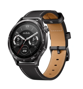 Смарт-годинник Mibro GT 46мм, 1.43", 466x466, AMOLED, BT 5.3, GPS, 5 ATM, темний метал (XPAW026T)