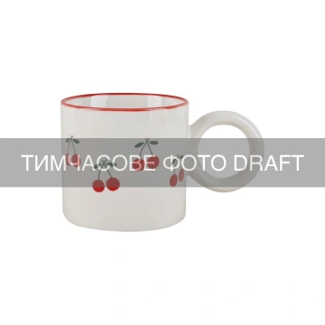 Чашка ARDESTO Cherry, 330мл, порцеляна, багатокольоровий (AR2133C)