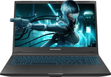 Ноутбук Dream Machines RG4050-15 15.6FHD IPS, Intel i7-13620H, 16GB, F1TB, NVD4050-6, DOS, чорний (RG4050-15UA61)