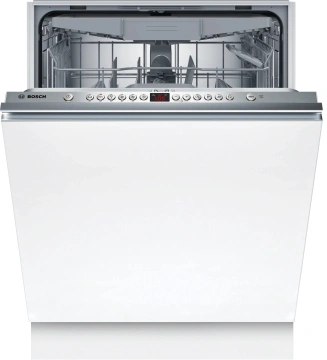 Посудомийна машина Bosch вбудована, 13компл., E, 60см, дисплей, 3-й кошик, білий (SMV26EX14K)