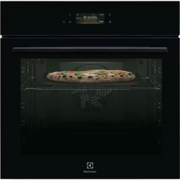 Духова шафа Electrolux електрична, 72л, A++, дисплей, конвекція, піроліз, телескопічні напрямні, чорний (LOX8P87WZ)