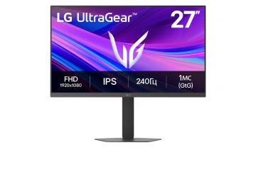 Монітор LG 27" 2xHDMI, DP, Audio, IPS, 240Hz, 1ms, sRGB 99%, G-SYNC, FreeSync, Pivot, HDR10 (27G440A-B)
