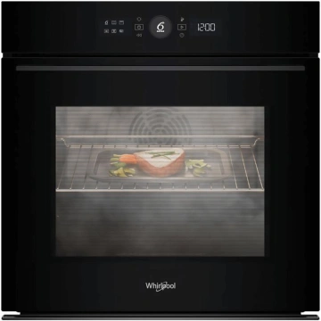 Духова шафа Whirlpool електрична, 73л, A+, дисплей, конвекція, піроліз, телескопічні напрямні, чорний (WOI5S8PPM1SBA)