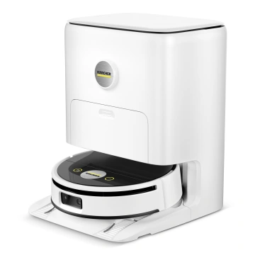 Робот-пилосос karcher RVF 7 Comfort, вологе прибирання, конт пил -0.25л, вода -0.30л, Bluetooth зарядна станція, білий (1.269-690.0)