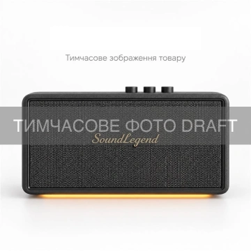 Портативна акустична система 2E SoundLegend Grand 120Вт, BT 5.3, TWS, FLAC, MP3, WAV, ARC, EQ, PowerBank, IPX6, RGB, Чорний (2E-BSSLGWBK)