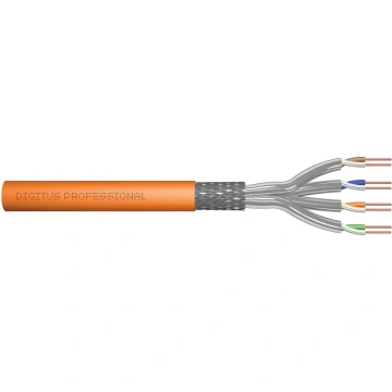 Кабель "вита пара" DIGITUS CAT 7 S-FTP, 500м, AWG 23/1, LSZH, помаранчевий (DK-1744-VH-5)