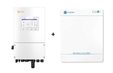 Комплект резервного живлення  (1ф, 5kW, 51.2V, 100 Ah, LiFePO4) (SL-EH1P5K-ELA05)
