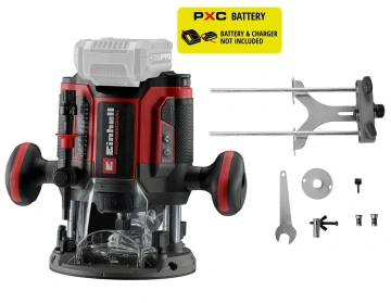 Фрезер акумуляторний Einhell Professional TP-RO 18/55 Li BL - Solo 18В цанга 6 та 8мм 10000-30000об/хв 2.56кг без АКБ та ЗП (4350425)