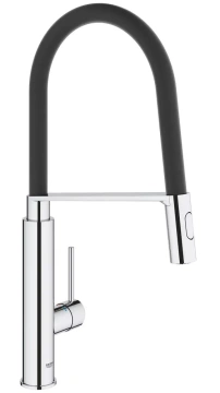 Grohe Змішувач для кухні  Concetto, довж.виливу - 235мм, поворотний/гнучкий, 1важіль, хром (31491000)