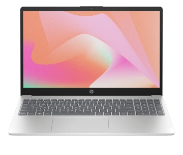 Ноутбук HP 15-fd0112ua 15.6" FHD IPS AG, Intel N100, 8GB, F256GB, UMA, DOS, сріблястий (DM8C0EA)
