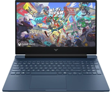 Ноутбук HP Victus 15-fb3115ua 15.6" FHD IPS AG, AMD R7-7445HS, 16GB, F512GB, NVD3050-6, DOS, синій (DM8F5EA)