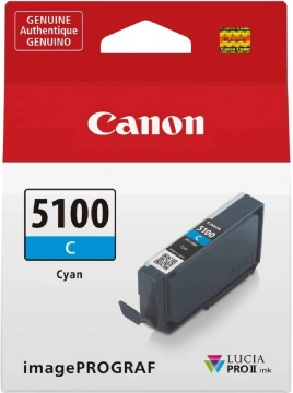 Картридж струменевий Canon PFI-5100 imagePROGRAF Pro-310 Photo Cyan (6956C001)