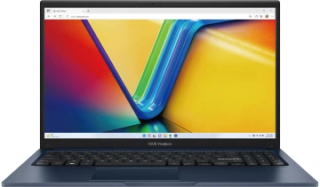 Ноутбук ASUS Vivobook 15 X1504MA-BQ132 15.6" FHD IPS, Intel 7 350U, 16GB, F1TB, UMA, NoOS, Блакитний (90NB17I1-M00560)
