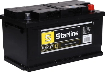Акумулятор Starline 12В 80А·год 740А R+ (BA SL 80P) (BASL80P)