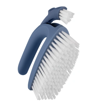 Щітка для миття 2 в 1 ARDESTO Solid 13х7см, пластик, блакитний (ARHE1308B)
