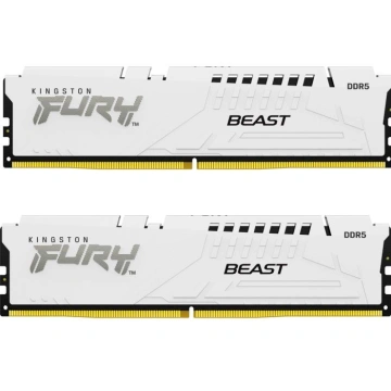 Пам'ять ПК Kingston DDR5 32GB KIT (16GBx2) 5600 FURY Beast White EXPO (KF556C36BWEK2-32)