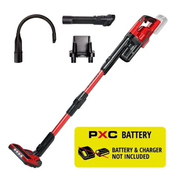 Пилосос акумуляторний Einhell TE-SV 18 Li-FLX - Solo 18В 120мбар контейнер 0.6л LED 1.05кг без АКБ та ЗП (2347189)