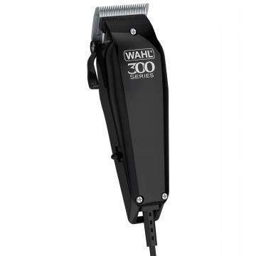 Машинка для стрижки Wahl Home Pro 300, мережа, вібраційний мотор, насадок-10, кейс, масло та ножиці у компл., сталь, чорний (09247-1316)
