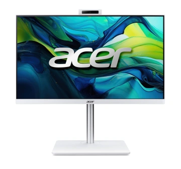 Комп'ютер персональний моноблок Acer Aspire C24A-GRPL 23.8" FHD, Intel 5-120U, 16GB, F512GB, UMA, WiFi, без ОС, білий (DQ.BRNME.001)