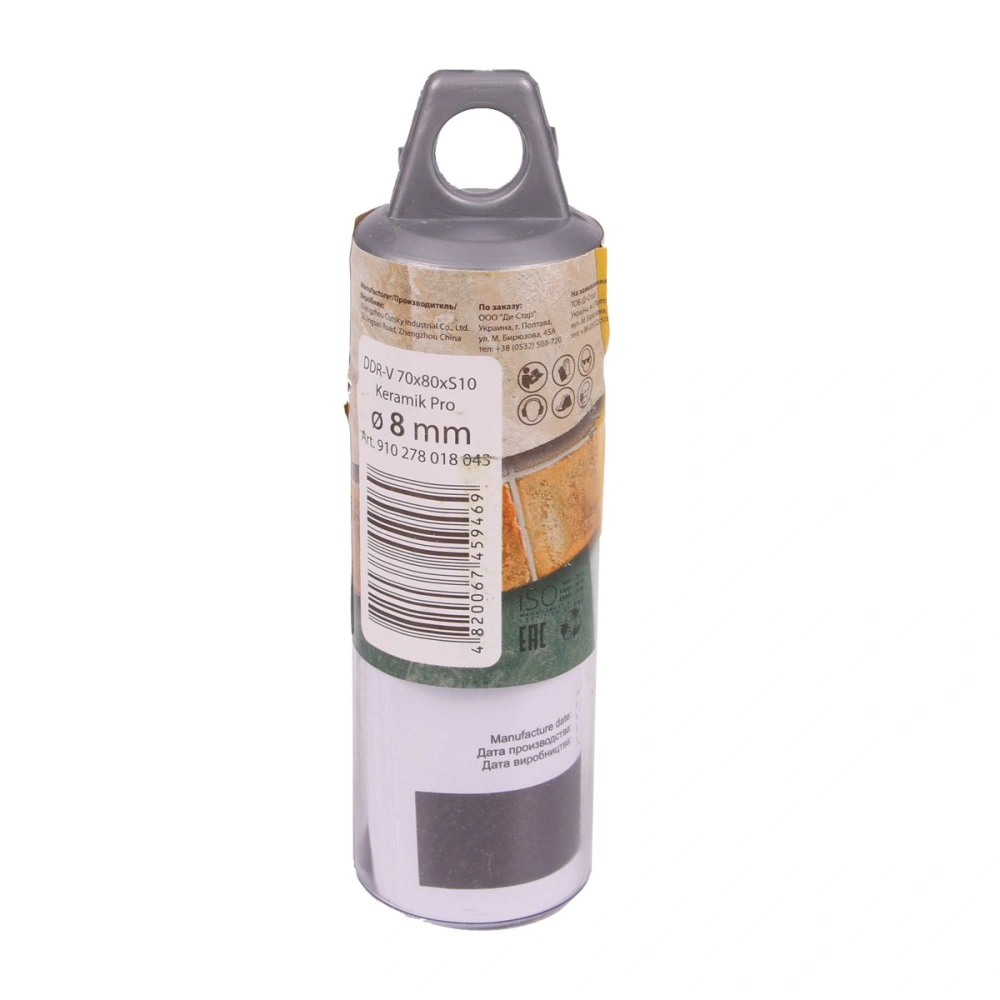 Свердло алмазне DDR-V 08x30xS10 Keramik Pro (910278018043)