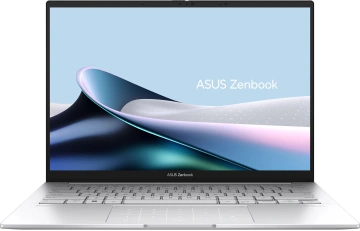 Ноутбук ASUS Zenbook 14 UX3405CA-ST1262 14" 3K OLED, Intel Ultra 5 225H, 16GB, F1TB, UMA, NoOS, Сріблястий (90NB14W2-M01V90)