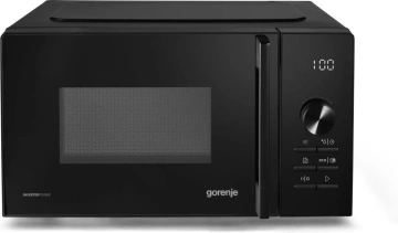 Мікрохвильова піч Gorenje, 20л, електр. керув., 800Вт, гриль, дисплей, 20 програм, інвертор, чорний (MO20A3B5)
