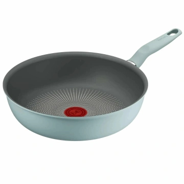 Сковорода ВОК Tefal Halo EUCALYPTUS, 26см, алюміній, бакеліт, сірий (G0167702)