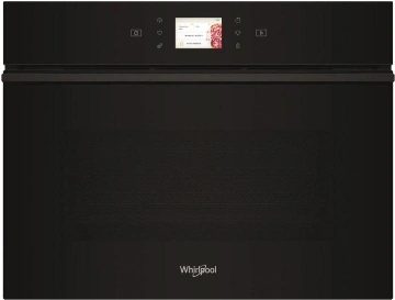 Духова шафа Whirlpool електрична компактна, 53л, дисплей, конвекція, ф-ція мікрохвиль, чорний (WCW9O7PHTSB)