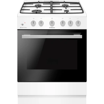 Плита Hansa газова, 67л, 60x60см, чавун, газ контр., білий (FCGW68129)