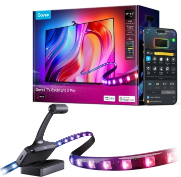 Набір адаптивного підсвічування Govee R2A80 Three-camera TV Backlight 55-65', RGBIC, WI-FI/Bluetooth, чорний (R2A80C11)