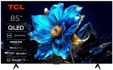 Телевізор 85" TCL QLED 4K 60Hz Smart Google TV Titan ONKYO sound (85P71K)