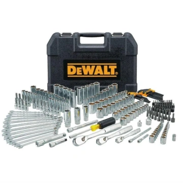 Набір головок, біт, шестигранних ключів DeWALT, 1/4", 3/8", 1/2" кейс, 247шт (DWMT81535-1)