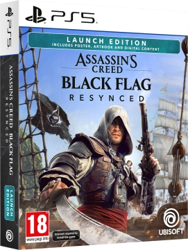 Гра консольна PS5 Assassin's Creed Black Flag Resynced Launch edition, BD диск (3307216309642)
