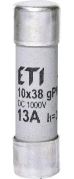 Запобіжник ETI CH 10x38 gPV 13A 1000V (30kA) (2625078)
